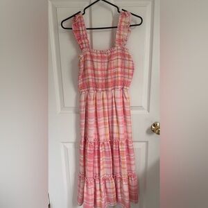 Pink Plaid Women’s Dress